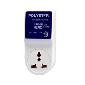 Polystar AVS 13AMPS Voltage Surge Protector- TV/FRIDGE GUARD
